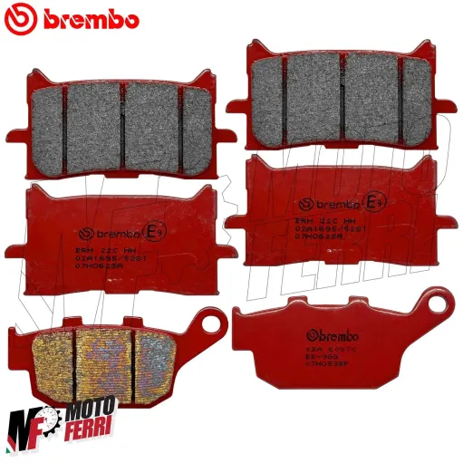 MF7539 Pastiglie Freno Ant + Post Honda XADV 750 2017 / 2025 Brembo Rosso Sinter