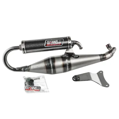 Marmitta Giannelli Shot V4 Minarelli Orizzontale Aerox Nitro SR Minarelli 50 2T