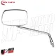 MF7553 Specchietto Sinistro Cromato Aprilia Scarabeo 125 150 200 Rotax 1999-2004