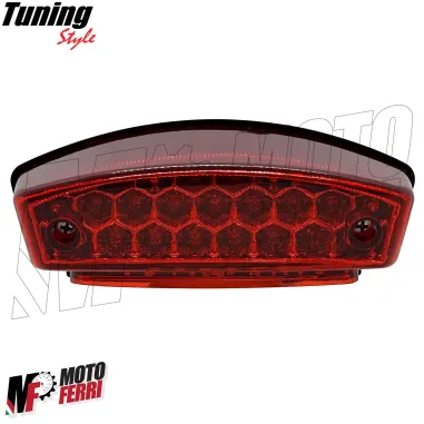 MF7554 Fanale Stop a LED + Luce Targa per Malaguti F12 Phantom 1994 / 2006