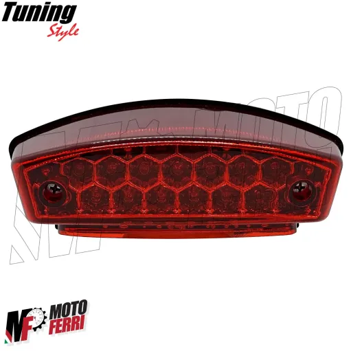 MF7554 Fanale Stop a LED + Luce Targa per Malaguti F12 Phantom 1994 / 2006