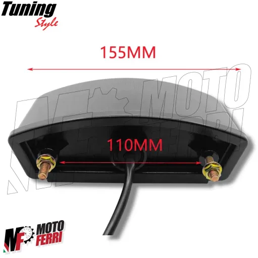 MF7555 Fanale Stop LED Luce Targa Fumè per Malaguti F12 Phantom 1994 / 2006