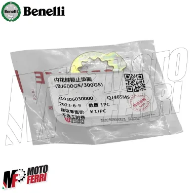 MF7556 Dado + Rondella Sicureza Pignone Origin Benelli BN600 / R / GT 2014-2016