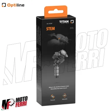 MF7566 Supporto Smartphone per Piastra Cannotto Sterzo Universale Moto Carenata