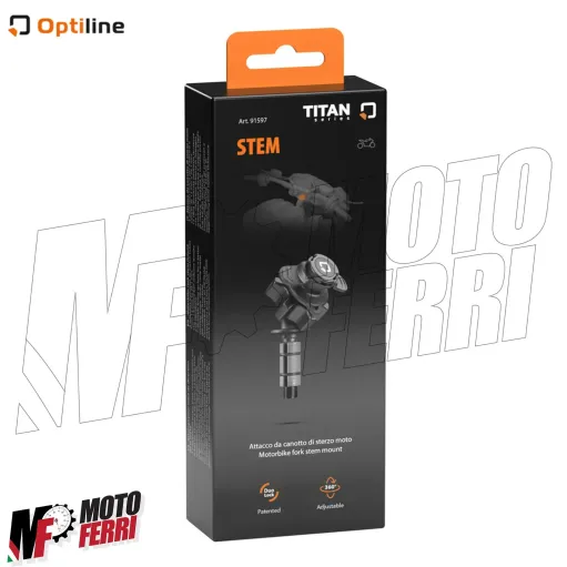 MF7566 Supporto Smartphone per Piastra Cannotto Sterzo Universale Moto Carenata