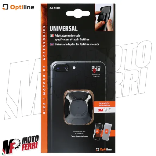 MF7566 Supporto Smartphone per Piastra Cannotto Sterzo Universale Moto Carenata