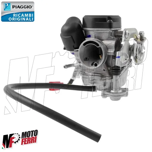 MF7569 Carburatore Keihin CVK-18 17NE Originale Piaggio ZIP 50 4T 2000 / 2005