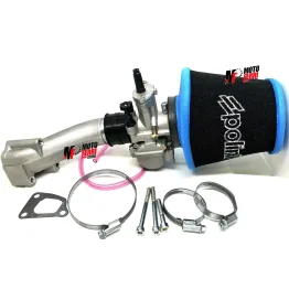 MF1164 - KIT CARBURATORE POLINI PWK 24 COLLETTORE 3 FORI FILTRO VESPA 50 125 PK