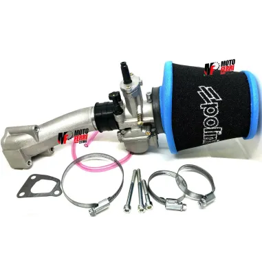 MF1164 - KIT CARBURATORE POLINI PWK 24 COLLETTORE 3 FORI FILTRO VESPA 50 125 PK