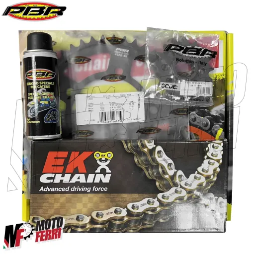 MF5191 Kit Trasmissione BMW S1000XR 2015/2019 - Catena 525 Corona 45 Pignone 17