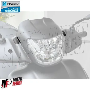 MF7597 Tappi Nero Coprimanubrio Originale Piaggio Medley 125 150 mod 2020 / 2024