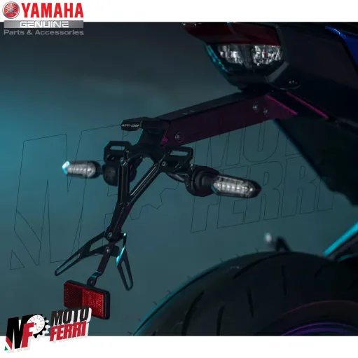 MF7599 Portatarga Sportivo + Luce Targa Originale Yamaha MT-09 / SP - 2024 2025