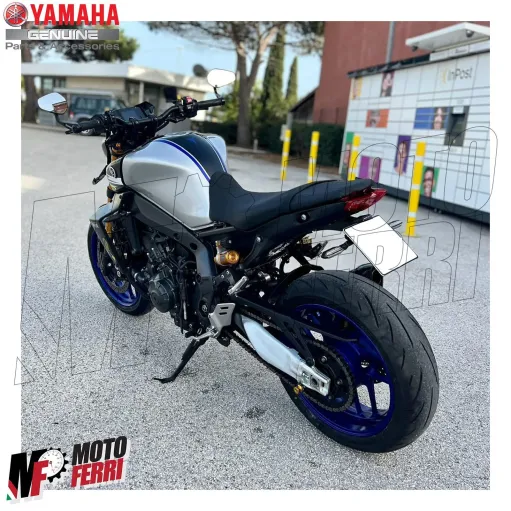 MF4829 Portatarga Sportivo + Luce Targa Originale Yamaha MT-09 da 2021 a 2023