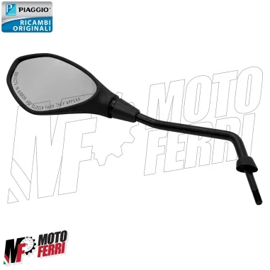 MF7604 Specchietto Sinistro Nero Originale Piaggio Beverly 300 400 HPE 2021/2024