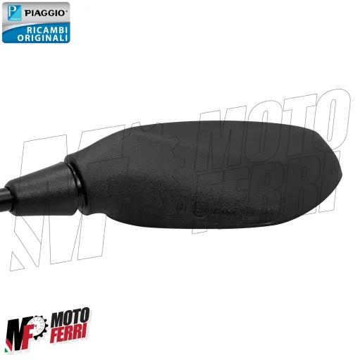 MF7604 Specchietto Sinistro Nero Originale Piaggio Beverly 300 400 HPE 2021/2024