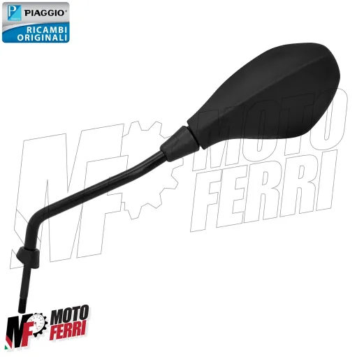 MF7604 Specchietto Sinistro Nero Originale Piaggio Beverly 300 400 HPE 2021/2024