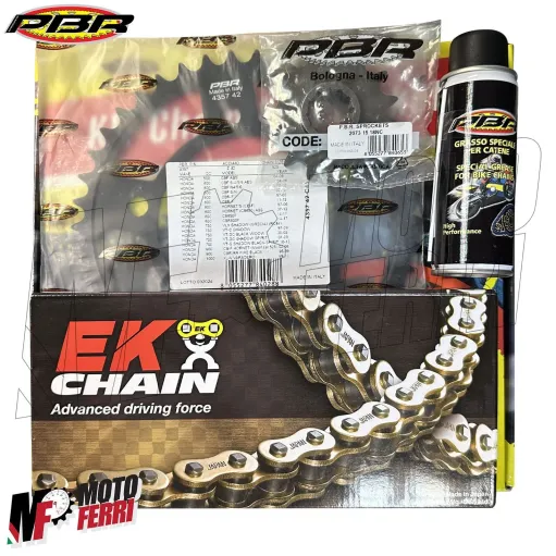 MF3119 Kit Trasmissione Honda Hornet 600 1997/2006 Corona 42 Pignone 15 Catena