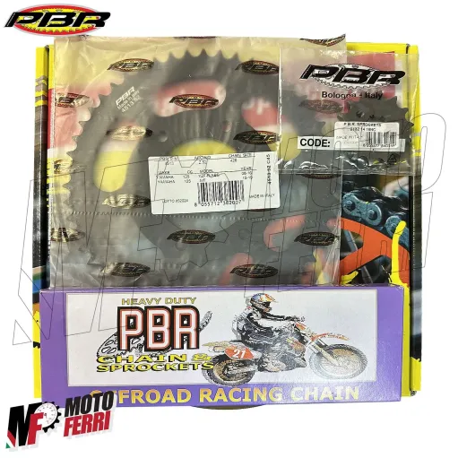 MF7610 Kit Trasmissione Yamaha MT-125 2020/2024 Corona 52 Pignone 14 Catena 428