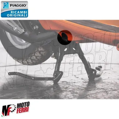 MF6857 Coperchio Tappo in Gomma Sotto Pedana Originale Vespa ET2 ET4 50 125