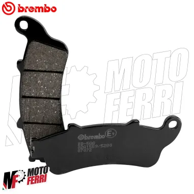 MF7617 Pastiglie Freno Ant Brembo Carbon Honda Silver Wing 400 600 mod 2001/2008
