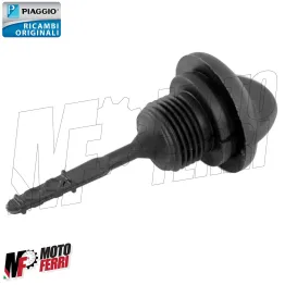 MF7622 Tappo Asta Livello Olio Motore Originale Vespa LX / S 50 4T (2005-2013) 2