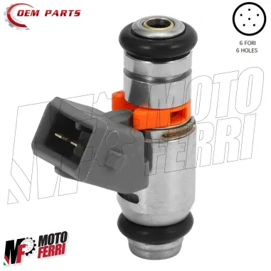 MF7649 Iniettore 6 Fori Piaggio Beverly 250 2007/2009 - Vespa GTS 250 2005/2008