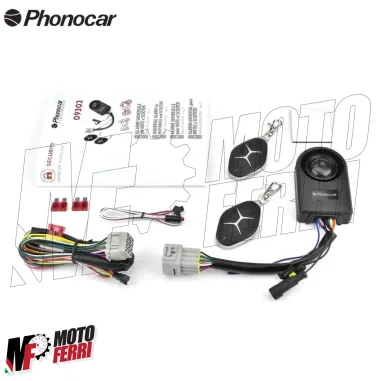 MF4301 Antifurto Elettronico Sonoro Universale Moto Scooter Phonocar 09302