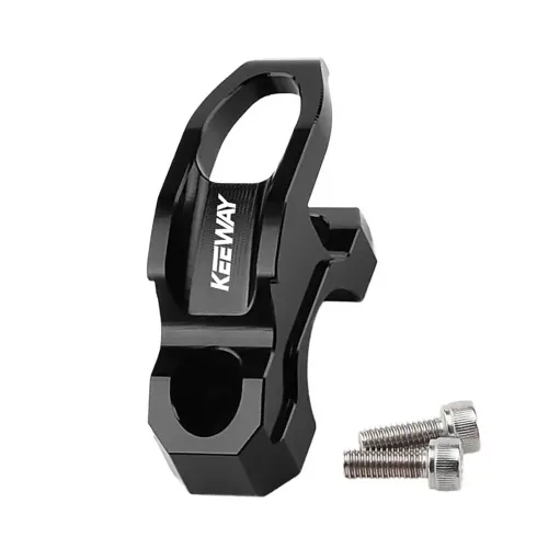 MF7650 Gancio Porta Casco Borsa Keeway RKF 125 / V302 C - Alluminio CNC Nero