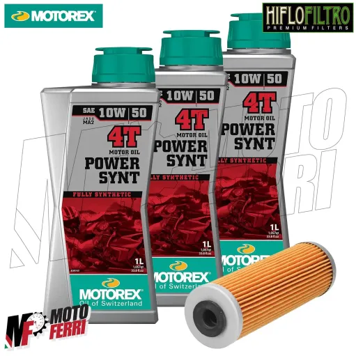 MF1786 Tagliando KTM 790 Duke 2018/2024 - Olio Motorex Power Synt 10W50 + Filtro