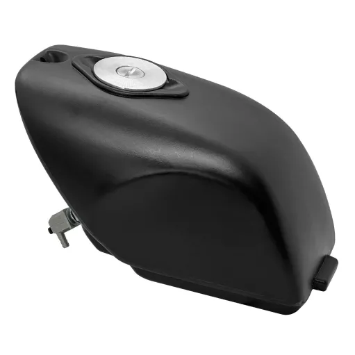 MF7663 Serbatoio Nero per Minimoto Polini 910 con Rubinetto e Tappo