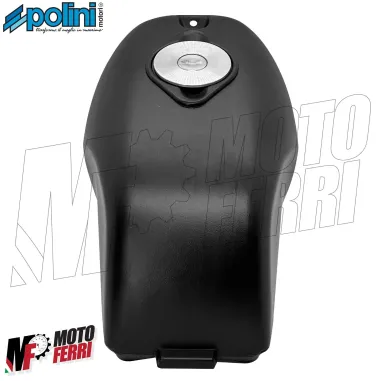 MF7663 Serbatoio Nero per Minimoto Polini 910 con Rubinetto e Tappo