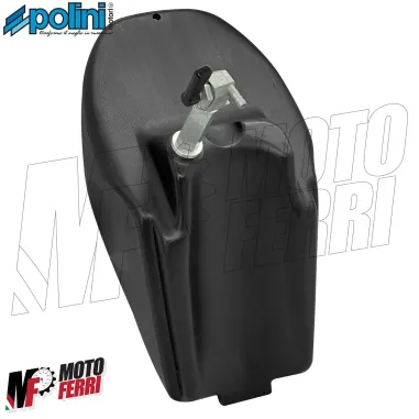 MF7663 Serbatoio Nero per Minimoto Polini 910 con Rubinetto e Tappo