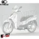 MF7670 Carena Pedana Sinistra Grigio Kymco People S 50 125 200 mod 2005/2008