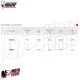 MF7673 Scarico Completo MIVV GP Keeway RKF 125 - 2021 2022 2023 2024 Inox Nero