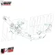 MF7673 Scarico Completo MIVV GP Keeway RKF 125 - 2021 2022 2023 2024 Inox Nero
