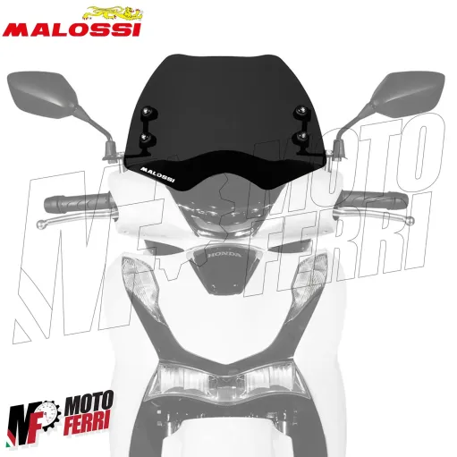 MF7674 Cupolino Spoiler Nero Fume' Malossi Honda SH 125 150 da 2020 a 2026