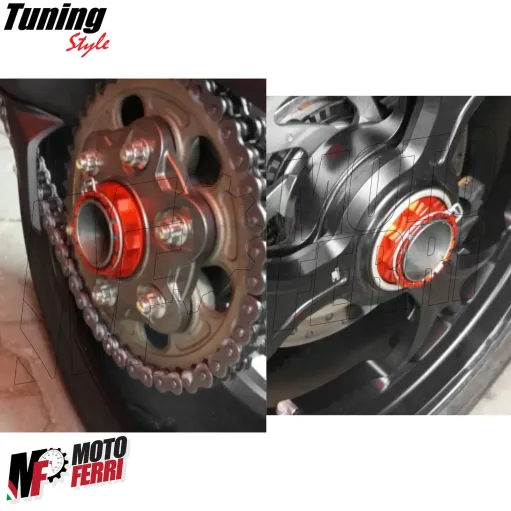 MF7676 Dado Ruota Post 47mm Ducati 1098 1198 Panigale 1199 1299 Multistrada 1200
