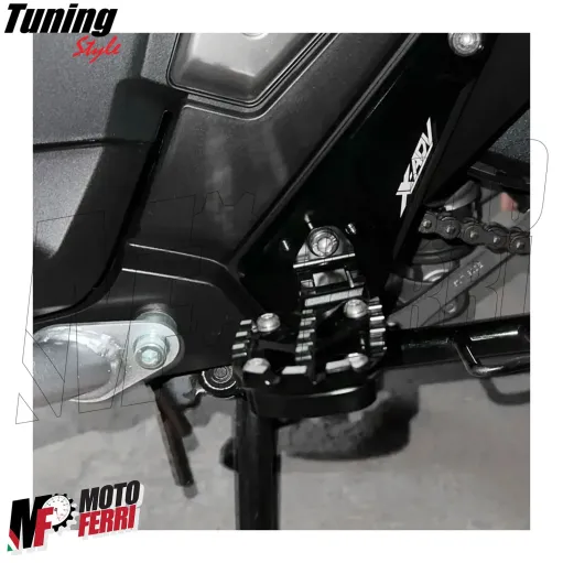 MF7679 Pedane Poggiapiedi Regolabili Honda XADV 750 - 2021 2022 2023 2024 2025