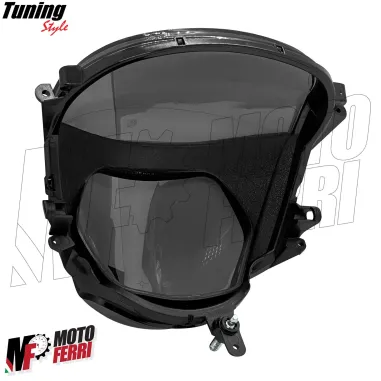 MF7681 Plastica Fanale Anteriore Fumè Piaggio ZIP SP 50 100 125 dal 2000 al 2018