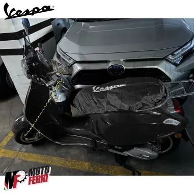 MF5356 Coprisella Impermeabile Nero per Vespa GTS Super Primavera Sprint LX S PX