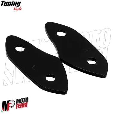 MF7685 Tappi Coperchi Specchietti Aprilia RSV4 1000 1100 / RS660 CNC Nero