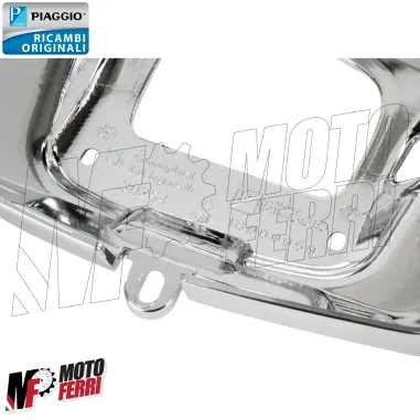 MF7691 Cornice Cromata Fanale Stop Originale Vespa GTS 125 300 mod 2014 / 2018