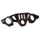 MF7692 Piastra Sterzo Racing Aprilia RS660 2021 2022 2023 2024 CNC Nero Rosso