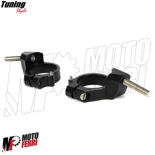 MF7692 Piastra Sterzo Racing Aprilia RS660 2021 2022 2023 2024 CNC Nero Rosso