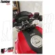 MF7696 Ammortizzatore di Sterzo Regolabile Universale Moto Carbon Look 250mm