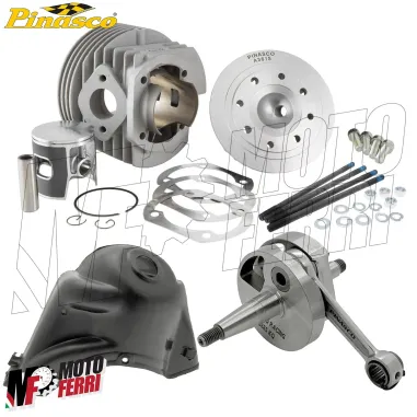 MF7719 Kit Pinasco 135 Zuera 57,5 Vespa PK S 50 125 + Albero Cono 19 + Cuffia