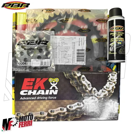 MF7728 Kit Kawasaki VN 800 Vulcan 1997/2005 - Corona 42 Pignone 17 Catena 530