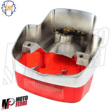 MF0759 Fanale Stop Posteriore SIEM in Metallo Vespa 125 Super GT 150 Sprint 180