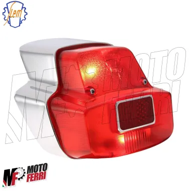 MF0759 Fanale Stop Posteriore SIEM in Metallo Vespa 125 Super GT 150 Sprint 180