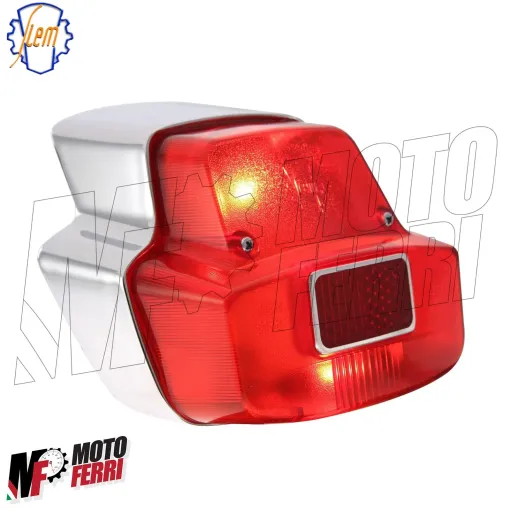 MF0759 Fanale Stop Posteriore SIEM in Metallo Vespa 125 Super GT 150 Sprint 180